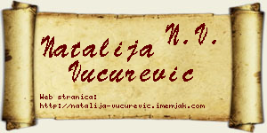 Natalija Vučurević vizit kartica